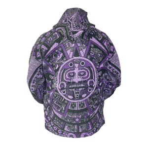 Aztec calendar zip up hoodie (limited)
