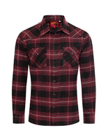 Men's Western Long Sleeve Flannel Shirts With Snap Buttons: 301 / XL