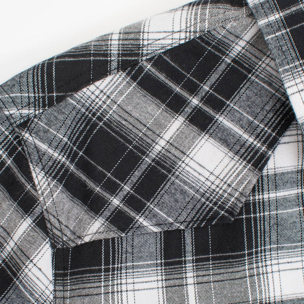 Men's Western Long Sleeve Flannel Shirts With Snap Buttons: 301 / XL
