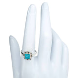 Howlite Sterling Silver Ring: 9