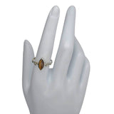 Tiger Eye Sterling Silver Ring: 6