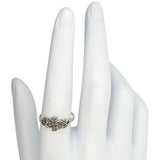 Flower Vine Sterling Silver Ring: 7