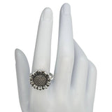Sunflower Sterling Silver Ring: 7