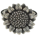 Sunflower Sterling Silver Ring: 7
