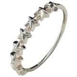 Stars Sterling Silver Ring: 7