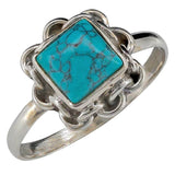 Howlite Sterling Silver Ring: 8