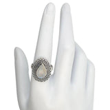 Moonstone Sterling Silver Ring : 7