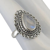 Moonstone Sterling Silver Ring : 7