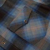 Men's Western Long Sleeve Flannel Shirts With Snap Buttons: 301 / XL