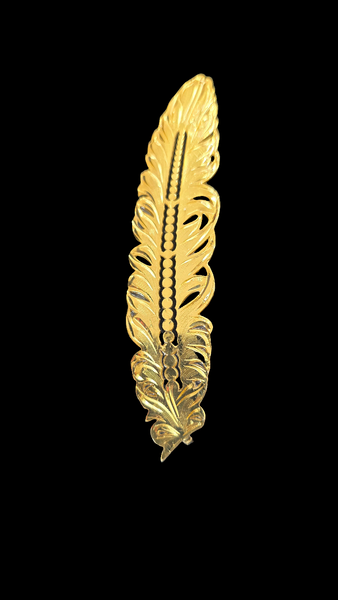 Pluma Alpaca para sombrero