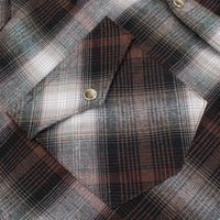 Men's Western Long Sleeve Flannel Shirts With Snap Buttons: 301 / XL