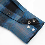 Men's Western Long Sleeve Flannel Shirts With Snap Buttons: 301 / XL