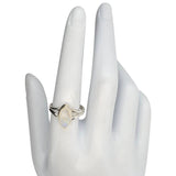 Moonstone Marquise Sterling Silver Ring: 8