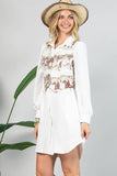 AV1274-GABBY WESTERN PRINT BUTTON DOWN WOVEN VEST : Light Mocha / Contemporary / L
