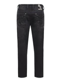 MEN'S COTTON/SPANDEX STRETCH FANCY SLIM STRAIGHT JEANS-RP500-511: 34