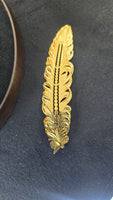 Pluma Alpaca para sombrero