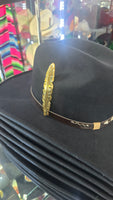 Pluma Alpaca para sombrero