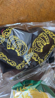 Moño Fino bordado charro