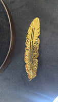 Pluma Alpaca para sombrero