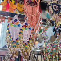 Aretes 2 pares Diferentes Estilos Promoción Chaquira