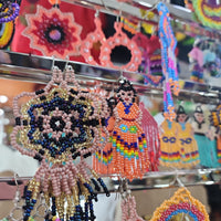 Aretes 2 pares Diferentes Estilos Promoción Chaquira
