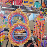 Aretes 2 pares Diferentes Estilos Promoción Chaquira