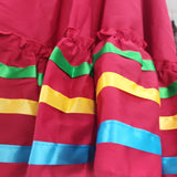 Falda Folklórica Sencilla para Bailar - Tradición y Elegancia Mexicana.