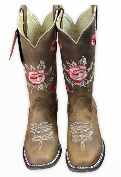 Potrillo botas dama flores y mas.